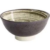 Tokyo Design Studio - Asashio Kom - Zwart/Wit - 600 ml - Ø 16 cm - Porselein