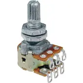 Alps Potentiometer Alpha 2x500K blender 10mm Split Shaft blends 2 sources MIJ