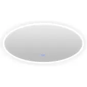 Casajoy Badkamerspiegel Bright 120x70cm Ovaal Ledverlichting en Anticodens