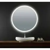 Casajoy Badkamerspiegel Bright 60cm Rond Ledverlichting en Anticodens