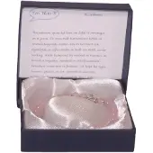 Een Wens Halfedelstenen Armband in Geschenkdoos Rozenkwarts