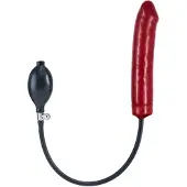 Mister B Opblaasbare dildo harde ( schuim) kern - rood small