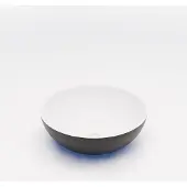 Boss & Wessing Waskom bws dorn 40x40x15 cm rond solid zwart wit