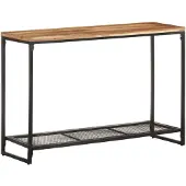 vidaXL Wandtafel 110x35x75 cm massief acaciahout