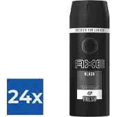 Axe Deospray  Black 150 ml - Voordeelverpakking 24 stuks