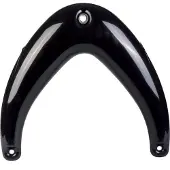 Talamex Bow Large Fender Zwart