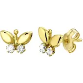 Lucardi Sieraden 'Klassisch' goud / transparant