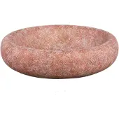 Ptmd collection PTMD Aly Red cement round bowl small