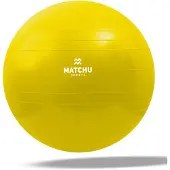 Matchu Sports Fitnessbal - 45cm - Geel | Gymbal | Zitbal
