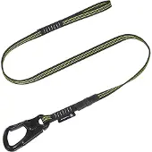 Crewsaver Safety Rope With Carbiner 1.5 M Groen