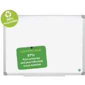 BI-Office Earth Whiteboard Wandmontage Magnetisch Keramiek Eenzijdig 150 (B) x 100 (H) cm