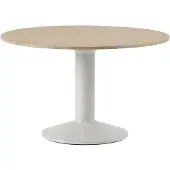 Muuto Midst Eettafel Ø120 Cm / Grijs - Eettafels & bartafels Geolied Eiken Grey - MITAB120R0603