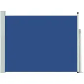 vidaXL Tuinscherm uittrekbaar 140x500 cm blauw