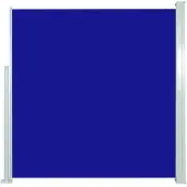 vidaXL Windscherm uittrekbaar 140x300 cm blauw