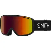 Smith Unisex Adult Rally Snow Sport Goggle - Black Frame | Red Sol-X Mirror Lens