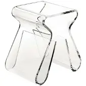SmartaSaker Magino badkamerkruk 42x29x43cm Acryl Transparant 322720-165