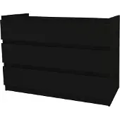 Boss & Wessing Onderkast BWS Jupiter 120cm 3 Lades Zwart