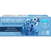 Natracare Organic Cotton Tampons Super 20 St Tamponades