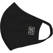 NEQI Hygiene Gezichtsmaskers Mondkapje zwart 3 stuks Medium - Large 1 Stk.