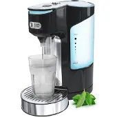 Kitchenbrothers Heetwaterdispenser - 2L - Instant Waterkoker - 9 standen van 180 t/m 300 ml -Heetwatertap - 3000W - RVS/Zwart
