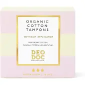 DeoDoc Cotton Tampons Without Applicator Super L