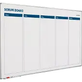 Smit Visual Whiteboard Scrum verbeterbord - 100x150 cm