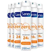 Sanex Deospray Zero% Sensitive Skin - 200 ml
