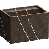 Brauer Nova Wastafel 60x45,7x40cm Marmerlook - Zonder Kraangat - Nero Marquina - Artificial Marble - 8720724504067 - Rechthoekig - Wastafels,