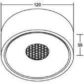 Brumberg Downlight Indy, dimbaar, wit / opaal, Aluminium, downlight