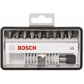 Bosch Robust Line 2607002567 Bitset 19-delig Kruiskop Phillips, Kruiskop Pozidriv, Binnen-zesrond (TX) Torsion zone