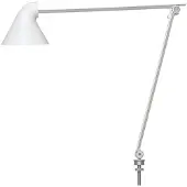 Louis Poulsen NJP bureaulamp Wit, pin ø40 cm, 3000k