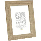 Deknudt Fotokader afgewerkt in een naturelle houtkleur 30x30 S49BH1