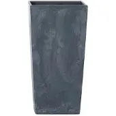 Prosperplast 2l Urbi Square Beton Effect Collection 12.6x12.6x20 Cm Flowerpot Grijs