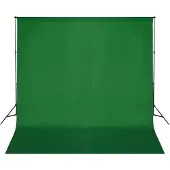 vidaXL Achtergrondsysteem 600x300 cm groen