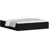 vidaXL Bedframe zwart 180x200 cm Super King Size