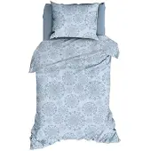 Romanette Dekbedovertrek Jungfrau Blue Fog Flanel-140 x 200 / 220 cm | 1-Persoons