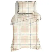 Romanette Dekbedovertrek Rubik Sand Katoen-140 x 200 / 220 cm | 1-Persoons