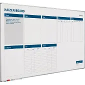 Smit Visual Whiteboard Kaizen verbeterbord - 90x120 cm