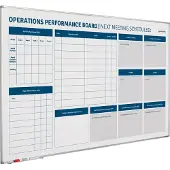 Smit Visual Whiteboard Proces verbeterbord - 100x100 cm