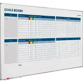 Smit Visual Whiteboard Doelstellingen verbeterbord - 100x150 cm