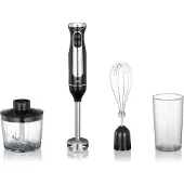 Melissa Staafmixer set - 600W - Hakmolen Garde en Maatbeker - 16210069 - Zwart RVS