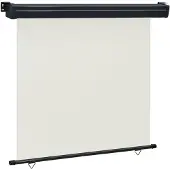 vidaXL Balkonscherm 165x250 cm crèmekleurig