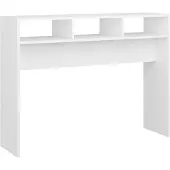 vidaXL Wandtafel 105x30x80 cm bewerkt hout wit