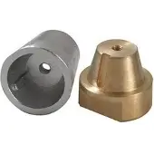 Tecnoseal Radice Full Shaft Anode Grijs 22 mm