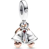 Pandora Charm Zilver/Roze Goud