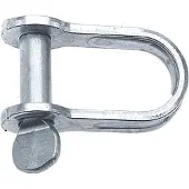 Talamex D-strip Shackle 10 Units Zilver 5 mm