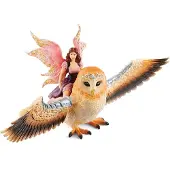 Schleich BAYALA - Elfje op Glitteruil - Speelfiguur - Kinderspeelgoed voor Jongens en Meisjes - 5 tot 12 jaar - 70789