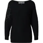 GUESS Gebreide pullover met siersteentjes, model 'LESLIE'