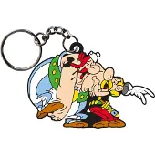 Plastoy Asterix sleutelhanger, Asterix & Obelix, lachend, 9 cm