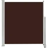 vidaXL Tuinscherm uittrekbaar 140x300 cm bruin
